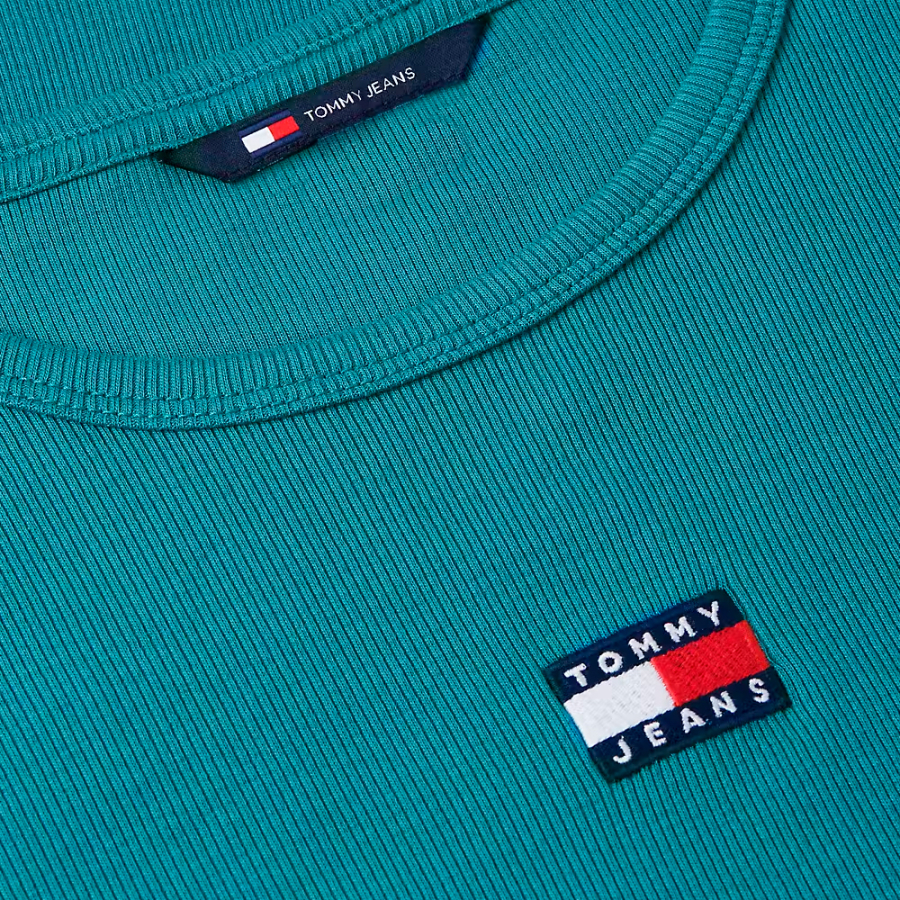 slim-badge-rib-t-shirt slim-badge-rib-t-shirt