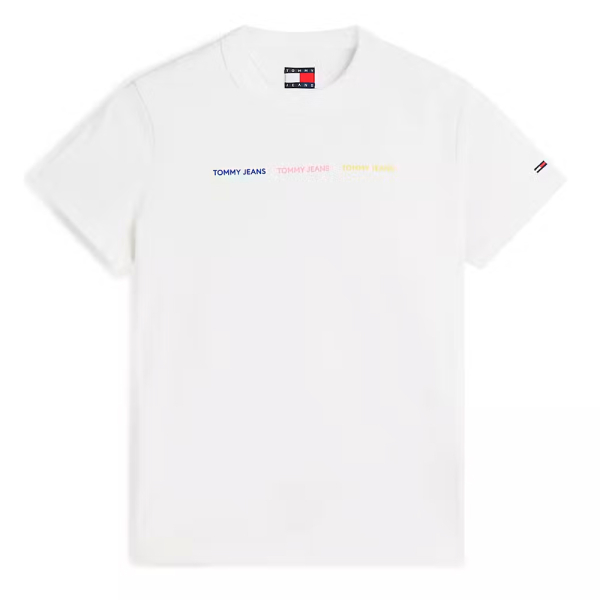 Tommy Hilfiger T-shirts hauts et polos Blanc - T-SHIRT LAVAGE RPT - S - Ref 36 €