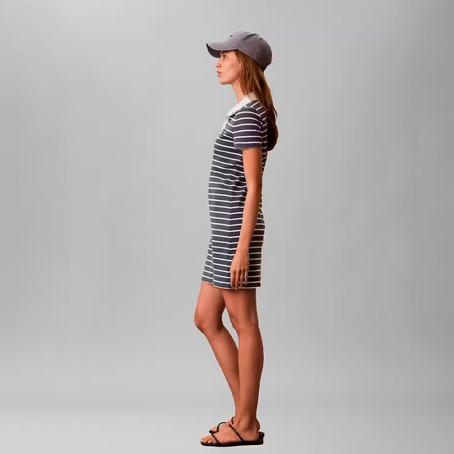 vestido-corto-de-canale-con-logo