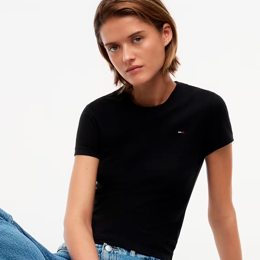 camiseta-slim-de-cuello-redondo-con-logo-bordado