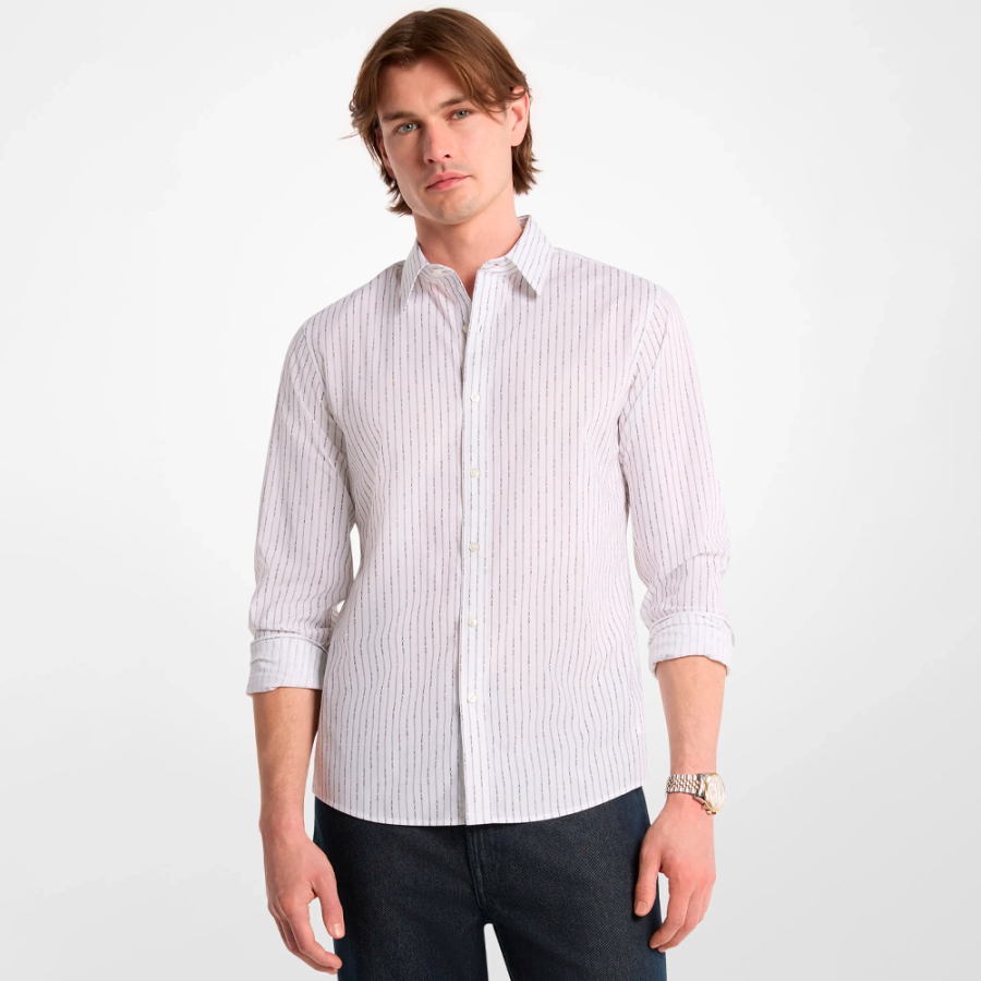 camisa-con-rayas-de-logotipo