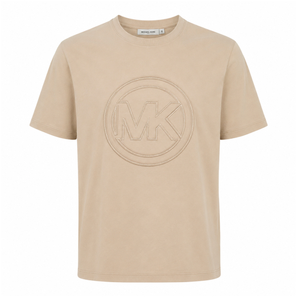 Michael Kors T-shirts Beige - T-SHIRT SHADOW MK CHARM - S - Ref 80 €