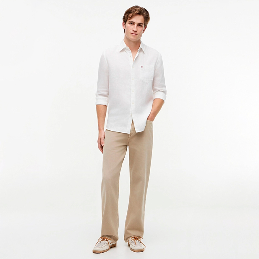 camisa-de-corte-regular-en-puro-lino-lavado camisa-de-corte-regular-en-puro-lino-lavado