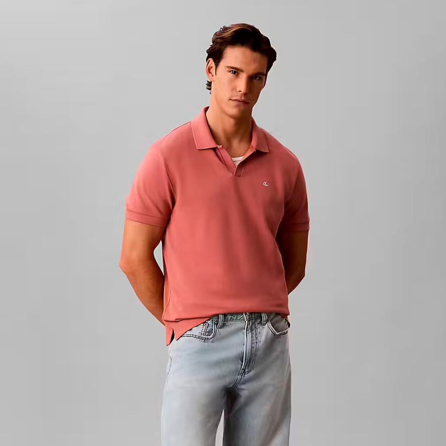 polo-de-pique-de-algodon-con-cuello-abierto polo-de-pique-de-algodon-con-cuello-abierto