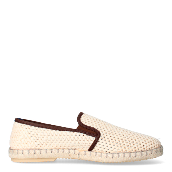 Verbenas ESPADRILLES TOM AVEC MAILLE CONTRASTE - 40 Crme- Ref 37 €