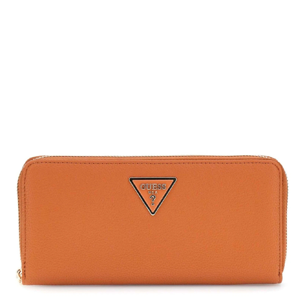 Guess Portefeuille Maxi Laurel avec logo triangulaire - UNICAN chameau- Ref 63 €
