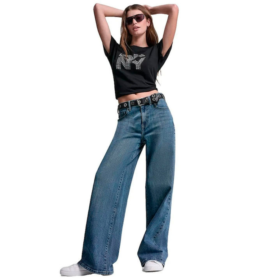t-shirt-lo-go-relaxed-fit-con-strass t-shirt-lo-go-relaxed-fit-con-strass