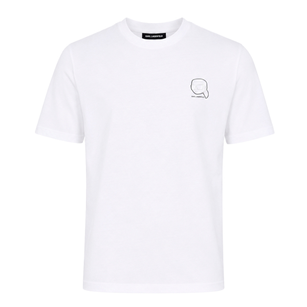 Karl Lagerfeld T-shirts Blanc - T-SHIRT COL ROND KL 755026 563224 - XXL - Ref 89 €