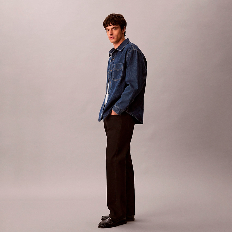 camicia-in-denim-anni-90-con-logo