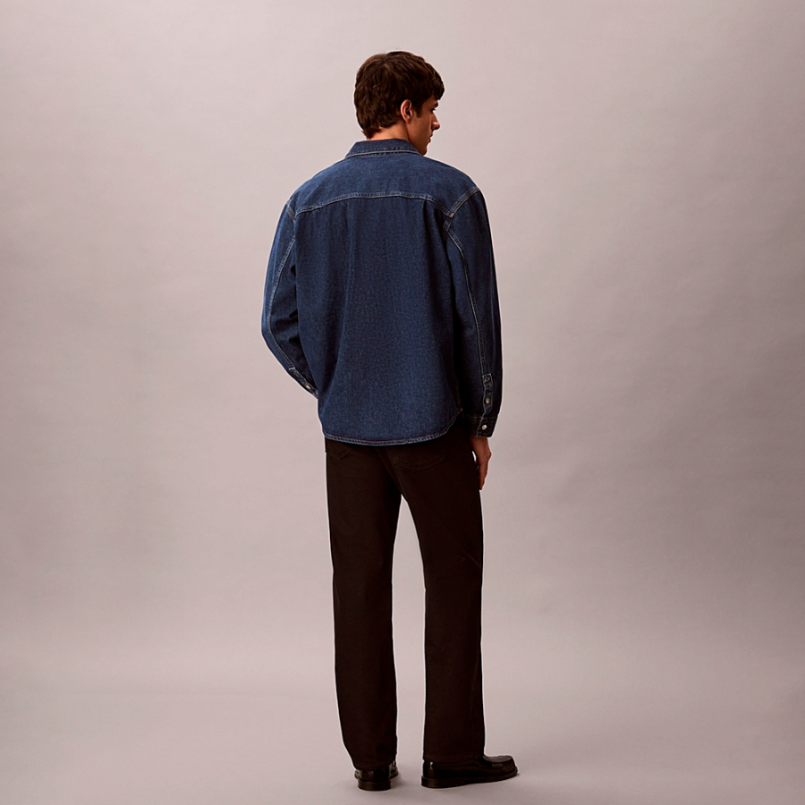 camicia-in-denim-anni-90-con-logo
