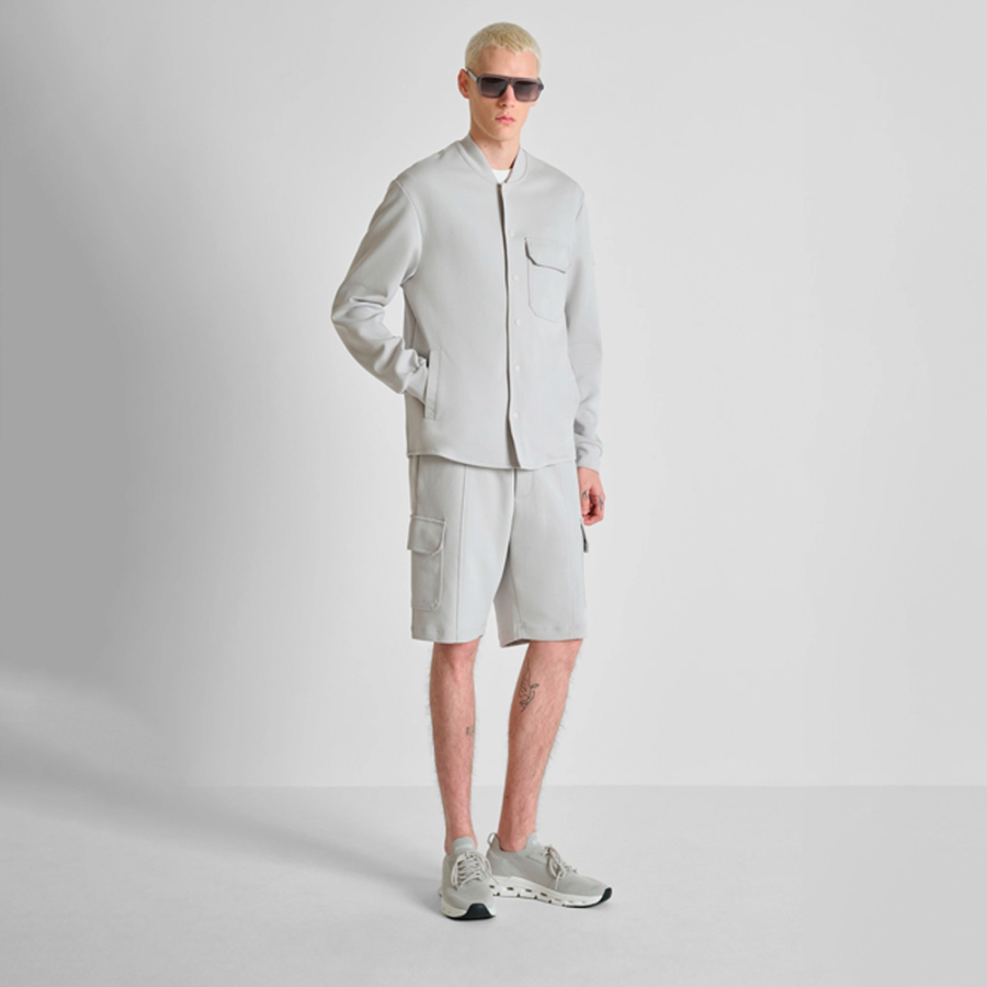 short-regular-fit-de-mezcla-de-algodon-con-bolsillos short-regular-fit-de-mezcla-de-algodon-con-bolsillos