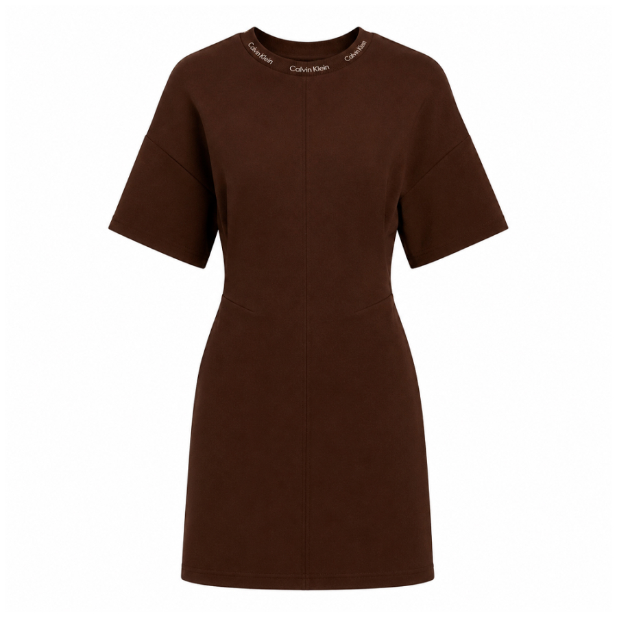 vestido-camisero-drapeado-de-punto-milano