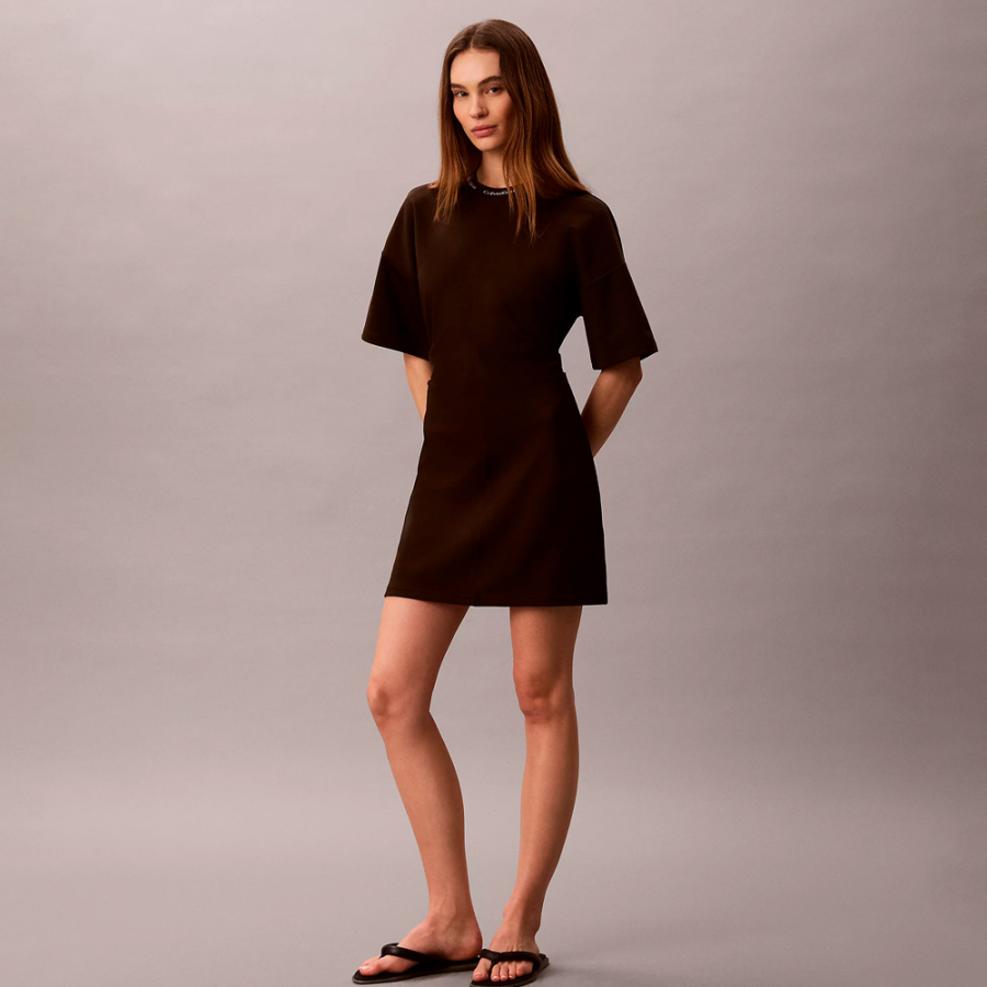 milano-stitch-draped-shirt-dress milano-stitch-draped-shirt-dress