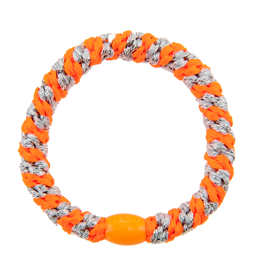 halter-im-neonorangenen-silberglitzernden-streifen-stil halter-im-neonorangenen-silberglitzernden-streifen-stil
