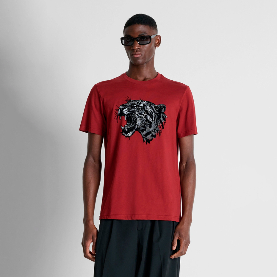regular-fit-flock-print-t-shirt regular-fit-flock-print-t-shirt