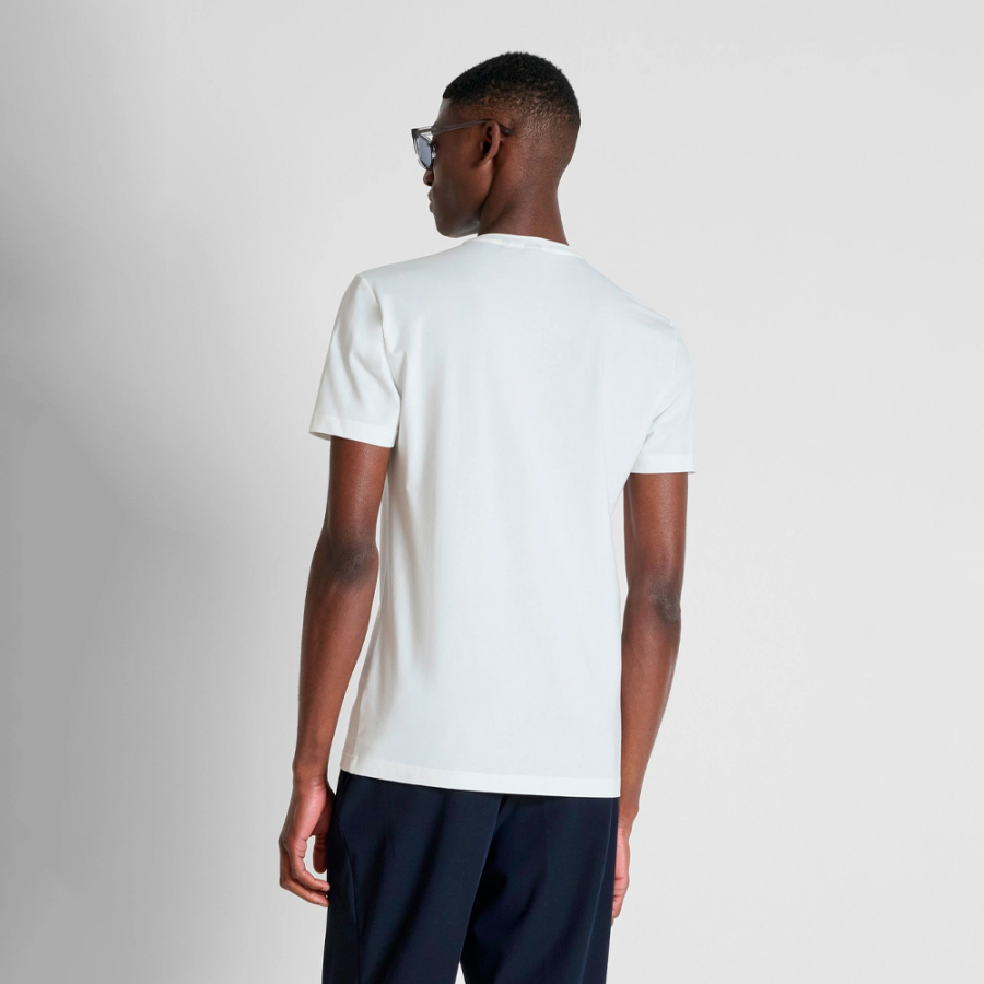 super-slim-fit-t-shirt-with-reflective-logo super-slim-fit-t-shirt-with-reflective-logo