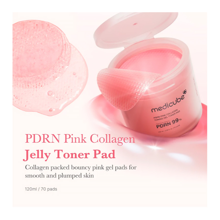 pdrn-pink-collagen-gel-toner-pad-discos-com-efeito-iluminador-de-colageno
