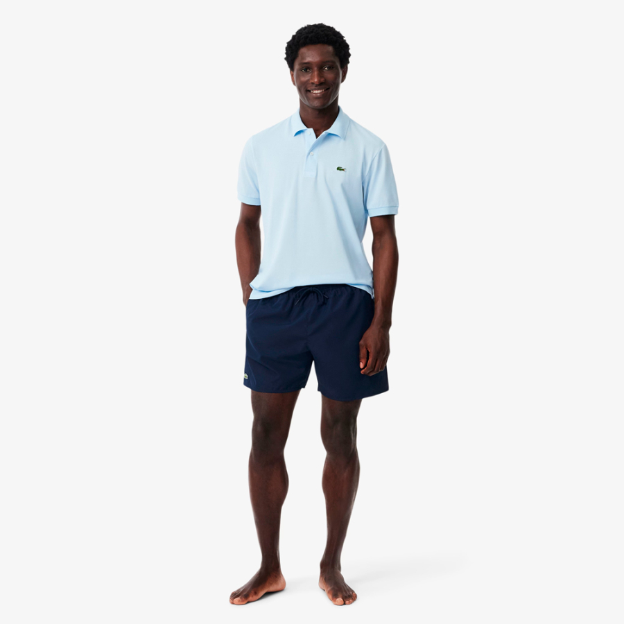 einfarbige-mittellange-badehose