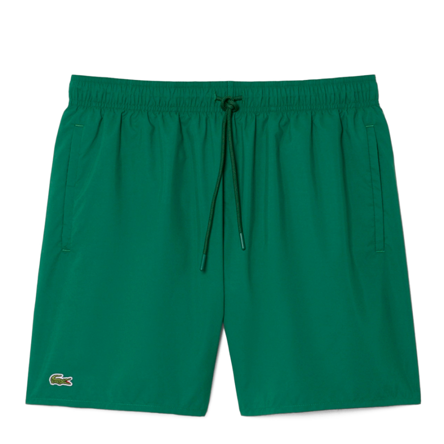 einfarbige-mittellange-badehose