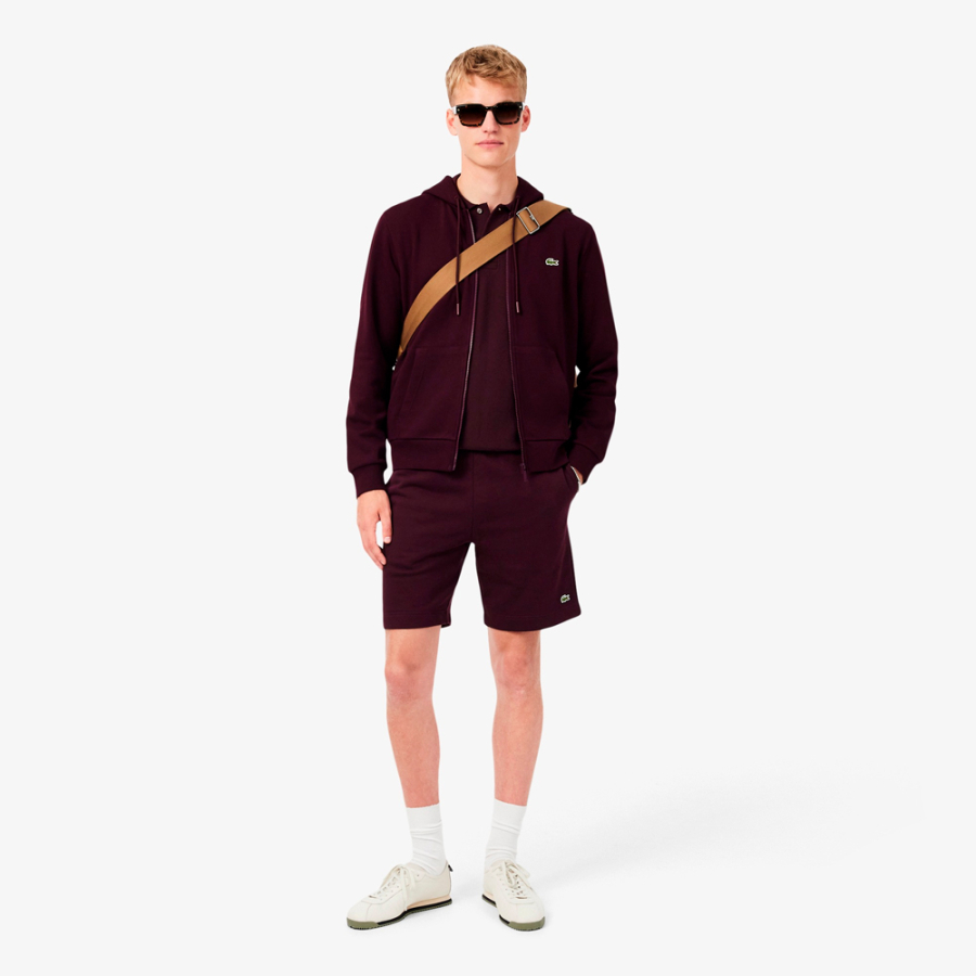 short-de-felpa-de-corte-regular short-de-felpa-de-corte-regular