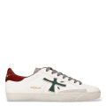 WHITE/GREEN/BURGUNDY