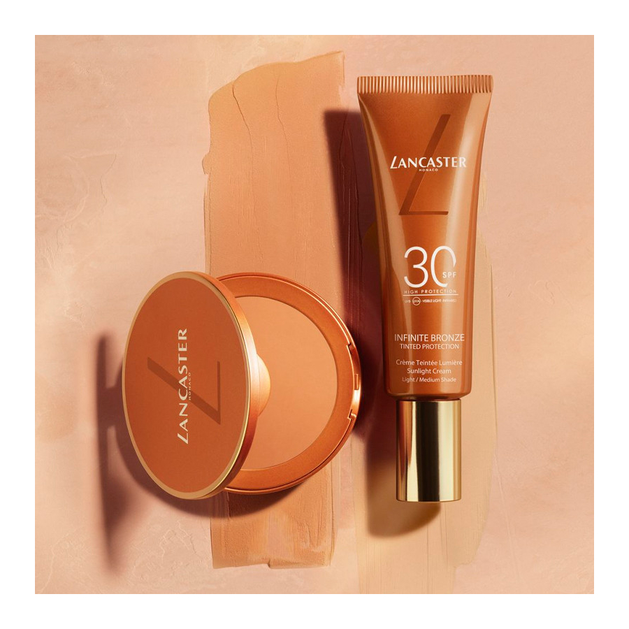 infinite-bronze-protector-solar-facial-spf30-con-maquillaje