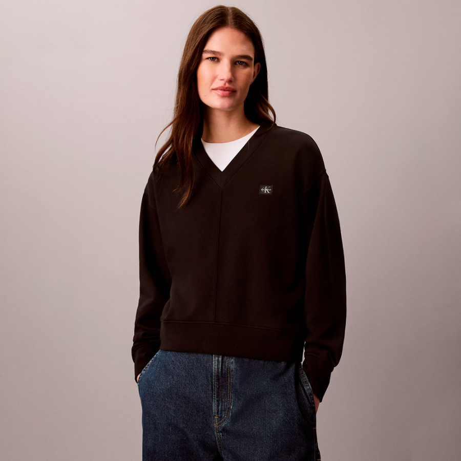 cotton-fleece-sweatshirt-with-v-neck cotton-fleece-sweatshirt-with-v-neck