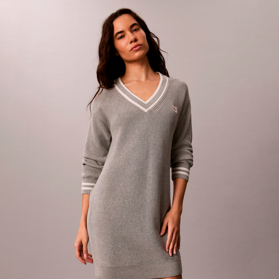 baumwollstrickkleid baumwollstrickkleid