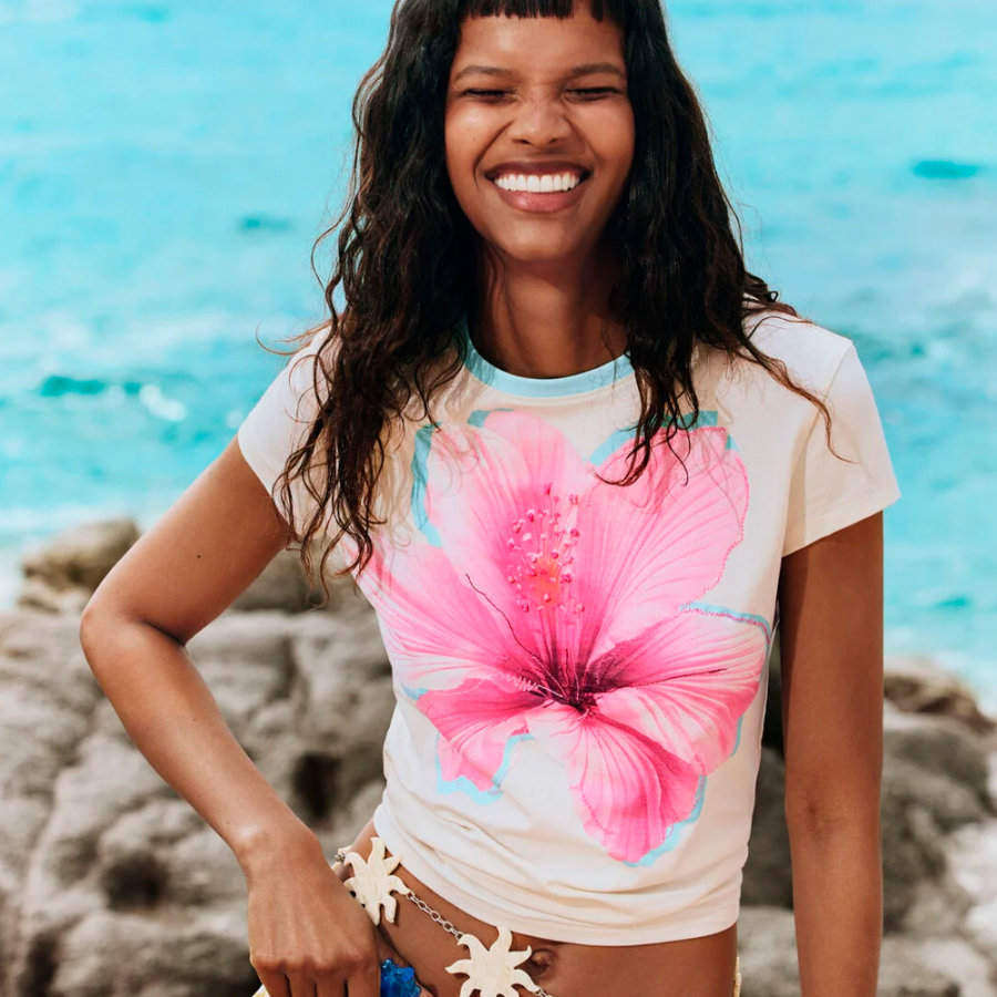 floral-print-t-shirt