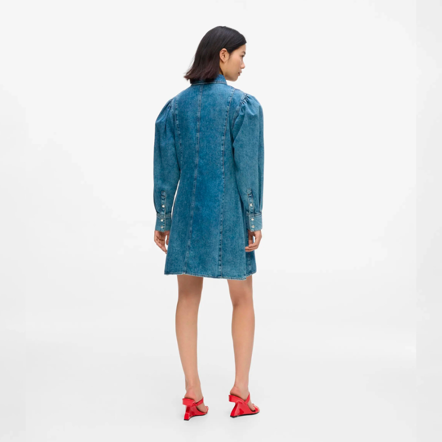 abito-in-denim-con-maniche-a-sbuffo abito-in-denim-con-maniche-a-sbuffo