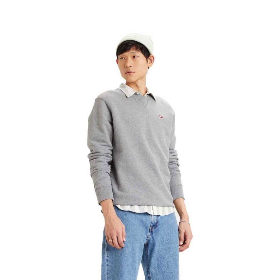 Felpa Levis New Original Crew Chisel Grey Felpa Levis New Original Crew Chisel Grey