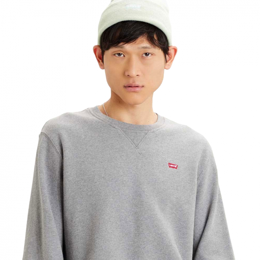 Felpa Levis New Original Crew Chisel Grey Felpa Levis New Original Crew Chisel Grey
