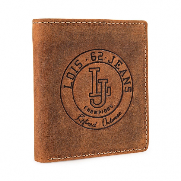 Lois PORTEFEUILLE HOMME EN CUIR MARRON BROCK - UNICA Brun- Ref 203106 18 €